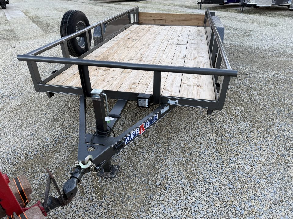New 2026 Double A 77x16 Utility Trailer 10K