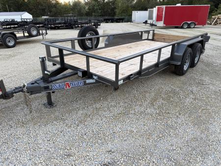 New 2026 Double A 77x16 Utility Trailer 10K