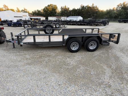 New 2026 Double A 77x16 Utility Trailer 10K