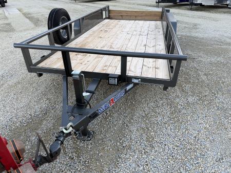 New 2026 Double A 77x16 Utility Trailer 10K