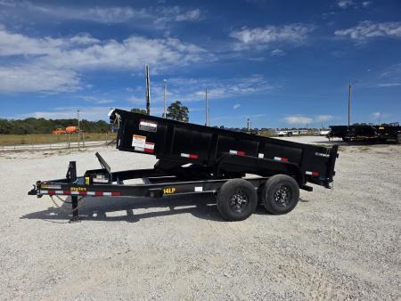 New 2027 Big Tex 83x14 Tandem 14K Dump w/ 2' Sides & Slide In Ramps