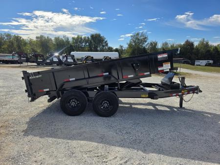 New 2027 Big Tex 83x14 Tandem 14K Dump w/ 2' Sides & Slide In Ramps