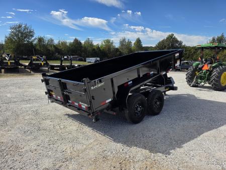 New 2027 Big Tex 83x14 Tandem 14K Dump w/ 2' Sides & Slide In Ramps