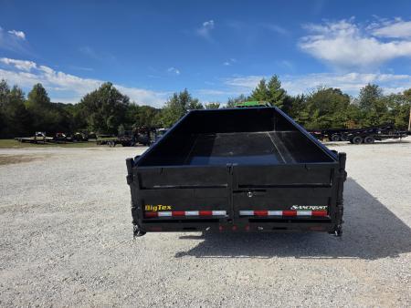 New 2027 Big Tex 83x14 Tandem 14K Dump w/ 2' Sides & Slide In Ramps