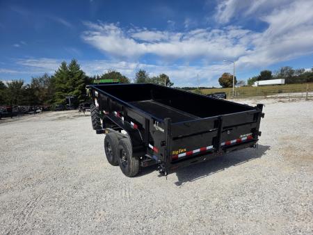 New 2027 Big Tex 83x14 Tandem 14K Dump w/ 2' Sides & Slide In Ramps