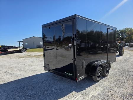 New 2027 Rock Solid 7x14 Tandem 7K Cargo w/ Ramp Door, .080 Sides, & 7' Interior Height
