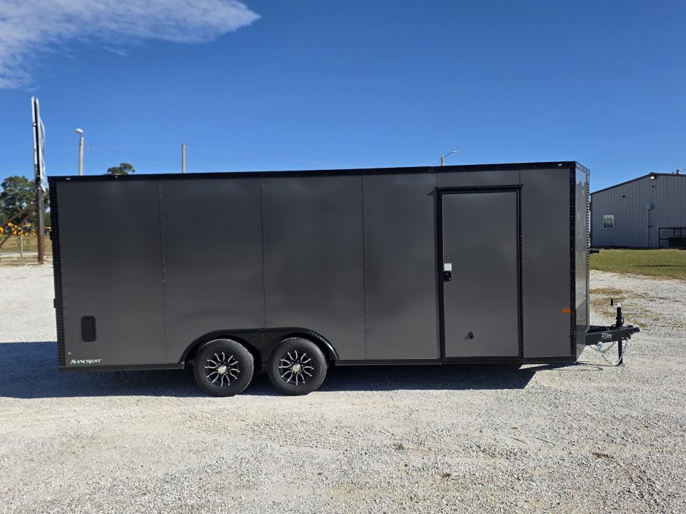 New 2027 Rock Solid 8.5x20 Tandem 10K Cargo w/ 7' Interior Height, .080 Exterior, & Ramp Door