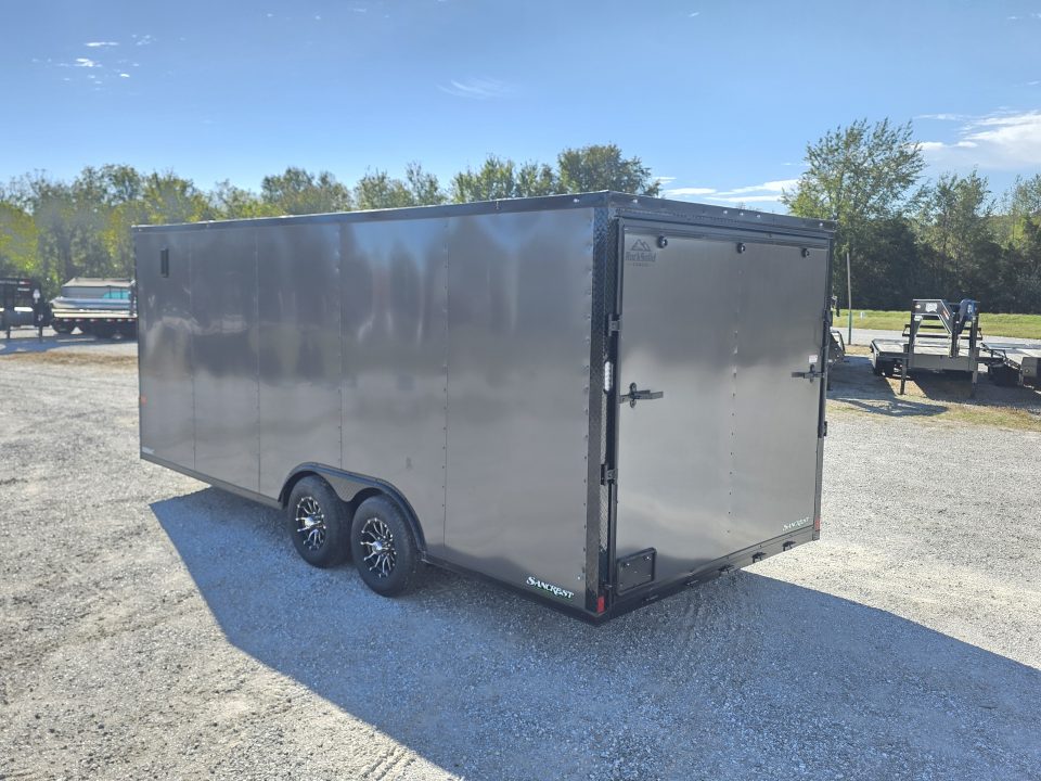 New 2027 Rock Solid 8.5x20 Tandem 10K Cargo w/ 7' Interior Height, .080 Exterior, & Ramp Door