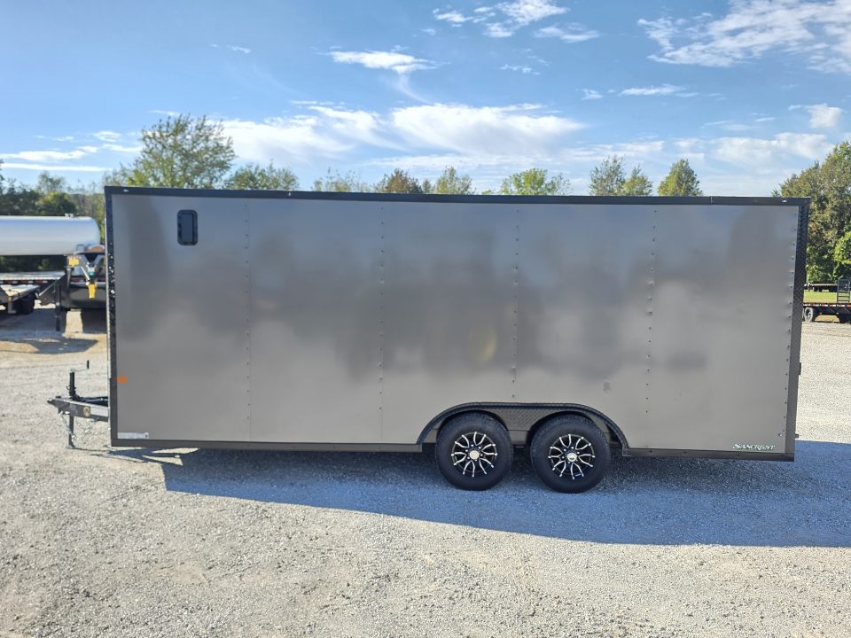 New 2027 Rock Solid 8.5x20 Tandem 10K Cargo w/ 7' Interior Height, .080 Exterior, & Ramp Door