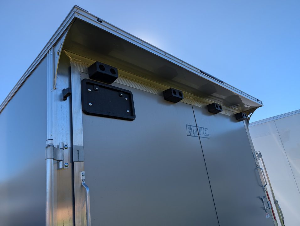 New 2027 E-Z Hauler EZEC8.5X20CH XLT PRO Car Hauler 7 FOOT 1 INCH INTERIOR HEIGHT, .080 POLY SIDES, TRANSLUCENT ROOF, REAR CANOPY, TORSION AXLES, FREE ALUMINUM WHEEL UPGRADE