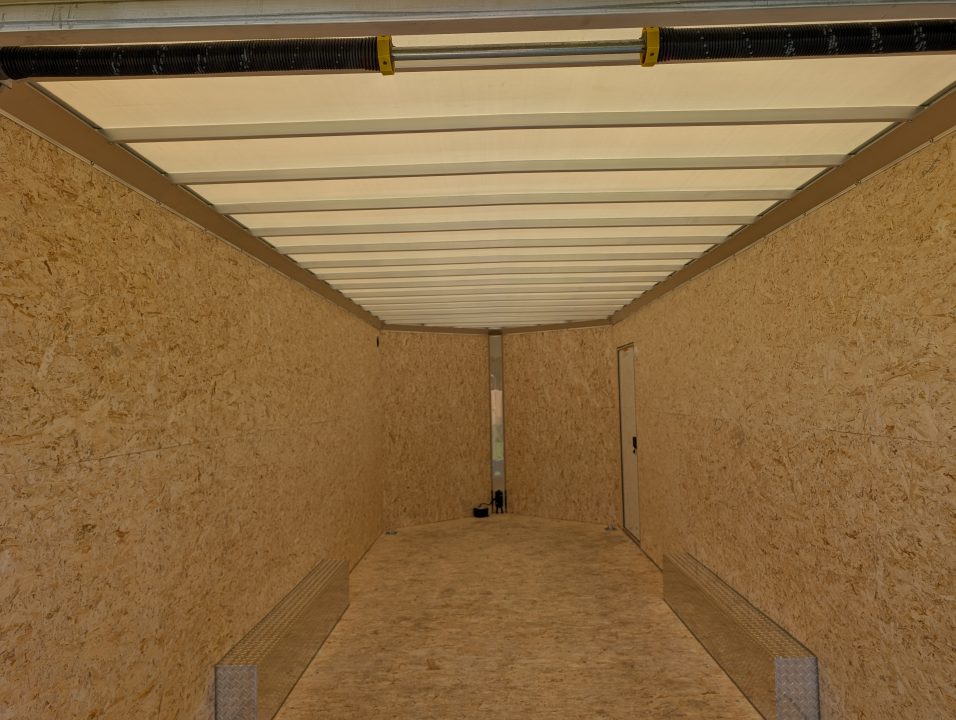 New 2027 E-Z Hauler EZEC8.5X20CH XLT PRO Car Hauler 7 FOOT 1 INCH INTERIOR HEIGHT, .080 POLY SIDES, TRANSLUCENT ROOF, REAR CANOPY, TORSION AXLES, FREE ALUMINUM WHEEL UPGRADE