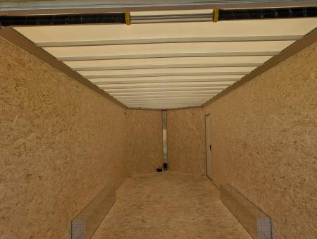 New 2027 E-Z Hauler EZEC8.5X20CH XLT PRO Car Hauler 7 FOOT 1 INCH INTERIOR HEIGHT, .080 POLY SIDES, TRANSLUCENT ROOF, REAR CANOPY, TORSION AXLES, FREE ALUMINUM WHEEL UPGRADE