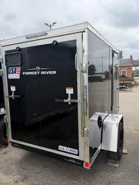 New 2027 US Cargo 5 x 10 Enclosed Trailer Ramp Door with 5FT 6IN INTERIOR -Side Door Screwless Exterior w/Upgraded Options