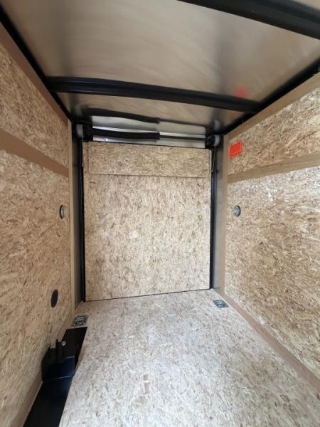 New 2027 US Cargo 5 x 10 Enclosed Trailer Ramp Door with 5FT 6IN INTERIOR -Side Door Screwless Exterior w/Upgraded Options