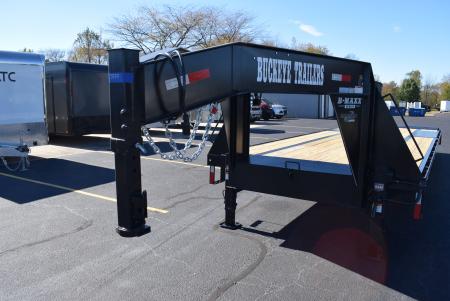 New 2026 Buckeye B-Maxx 25+5 24K Super Single Gooseneck Deckover Trailer