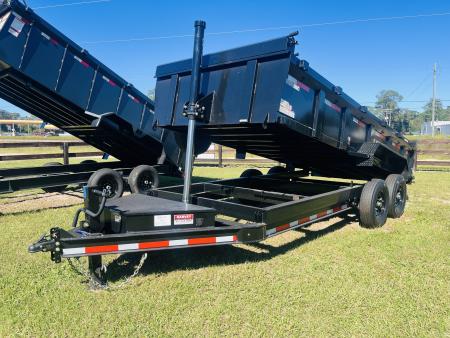 New 2026 DP Platinum Star 7x16 Telescopic Dump 14k Dump Trailer
