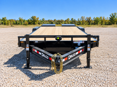 New 2026 Delco Trailers 102 X24' DECK OVER 7KS MEGA RAMPS Utility Trailer