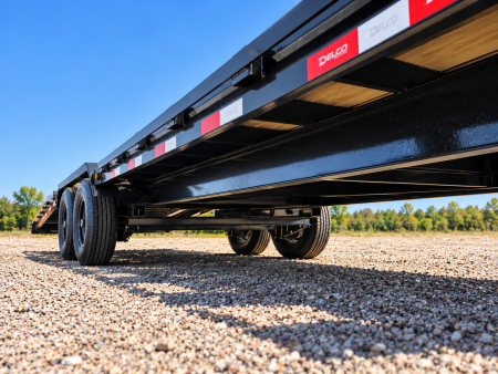 New 2026 Delco Trailers 102"X24' DECK OVER 7KS MEGA RAMPS Utility Trailer
