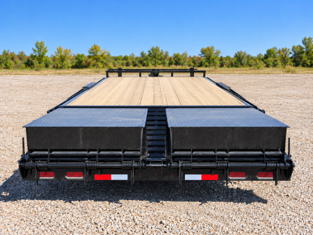 New 2026 Delco Trailers 102"X24' DECK OVER 7KS MEGA RAMPS Utility Trailer