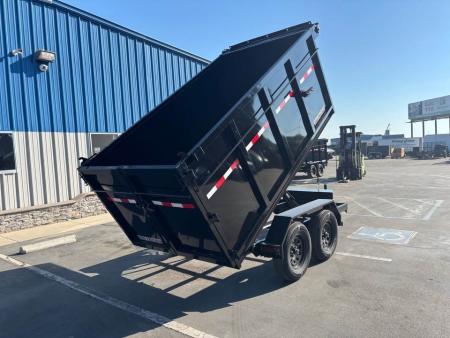 New 2026 Iron Panther 5x10x4 Single Ram Dump Trailer 7,000 lbs GVWR