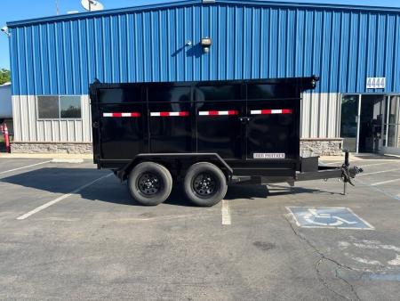 New 2026 Iron Panther 5x10x4 Single Ram Dump Trailer 7,000 lbs GVWR