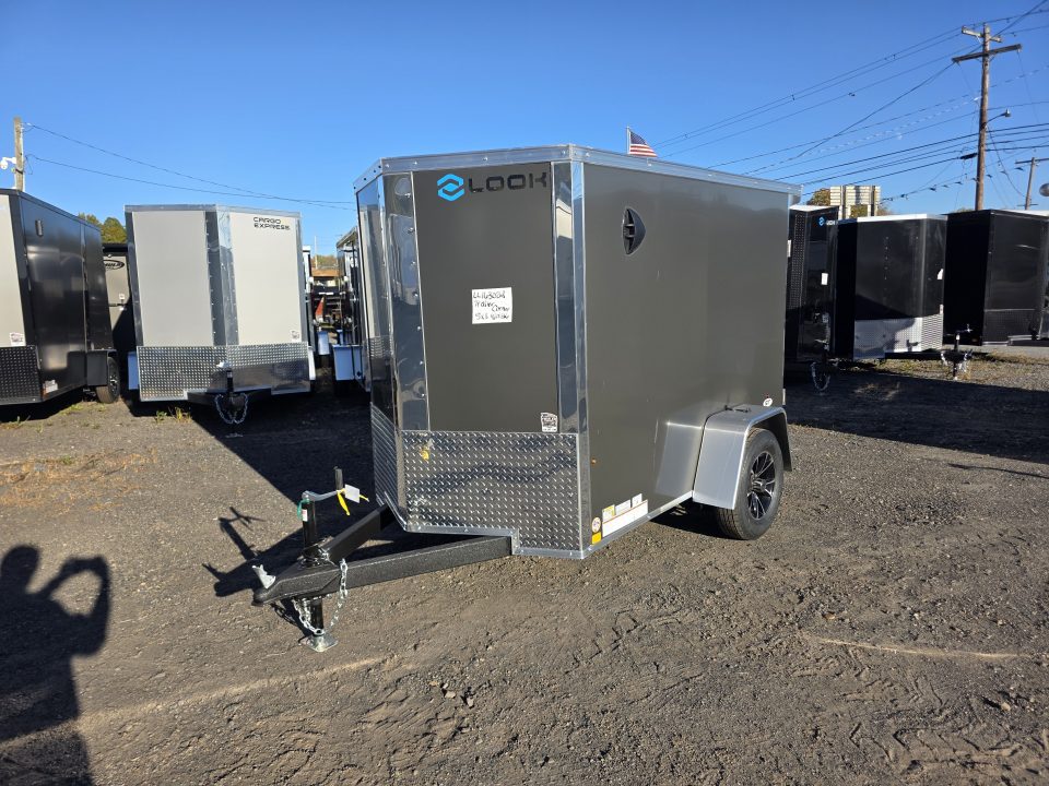 New 2027 Look Trailers ST DLX 5X8 - RAMP Cargo / Enclosed Trailer