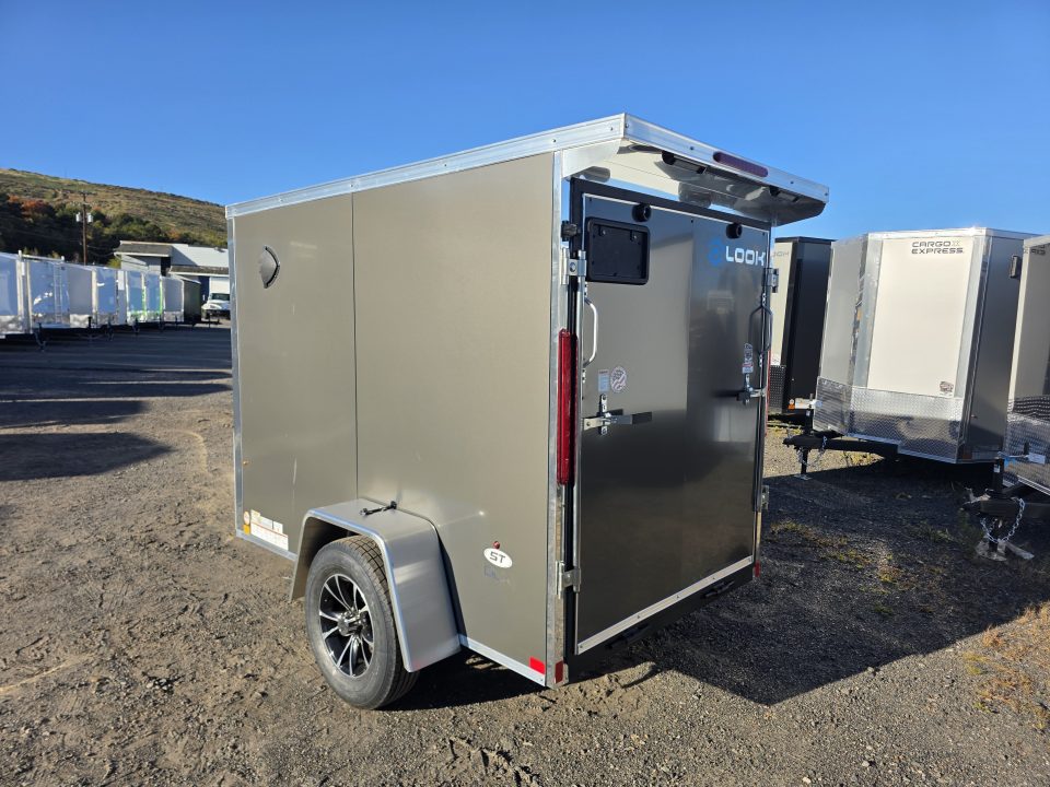 New 2027 Look Trailers ST DLX 5X8 - RAMP Cargo / Enclosed Trailer