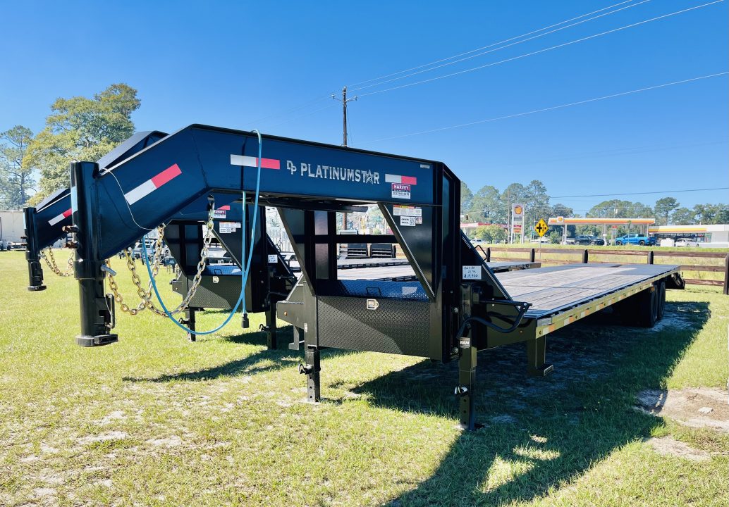 New 2026 DP Platinum Star 102 x 35 Gooseneck Deckover Equipment Trailer