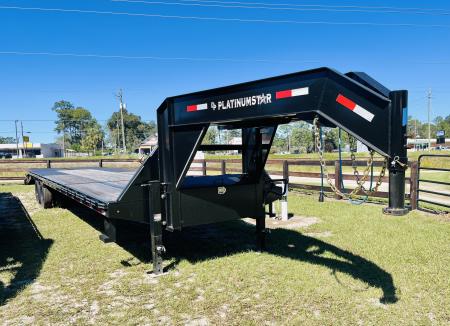 New 2026 DP Platinum Star 102 x 35 Gooseneck Deckover Equipment Trailer