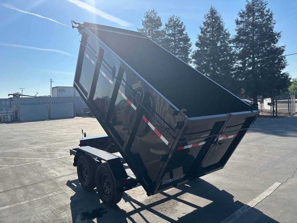 New 2026 Iron Panther 6x10x4 Single Ram Dump Trailer 7,000lbs GVWR