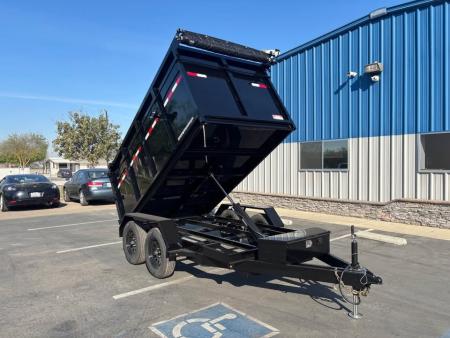 New 2026 Iron Panther 6x10x4 Single Ram Dump Trailer 7,000lbs GVWR