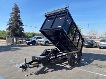 New 2026 Iron Panther 6x10x4 Single Ram Dump Trailer 7,000lbs GVWR