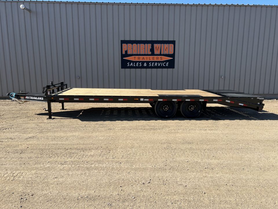 New 2027 PJ Trailers 24 Deckover F8 8K Axles Equipment Trailer
