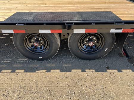 New 2027 PJ Trailers 24 Deckover F8 8K Axles Equipment Trailer