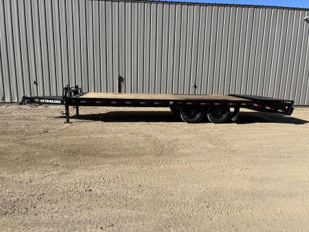 New 2027 PJ Trailers 24 Deckover F8 8K Axles Equipment Trailer