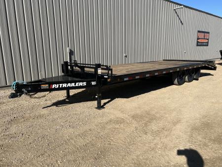 New 2027 PJ Trailers 24 Deckover F8 8K Axles Equipment Trailer