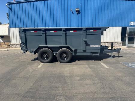 New 2026 Iron Panther 6'x12x3 Scissor Dump Trailer 9,995lbs GVWR