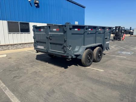 New 2026 Iron Panther 6'x12x3 Scissor Dump Trailer 9,995lbs GVWR