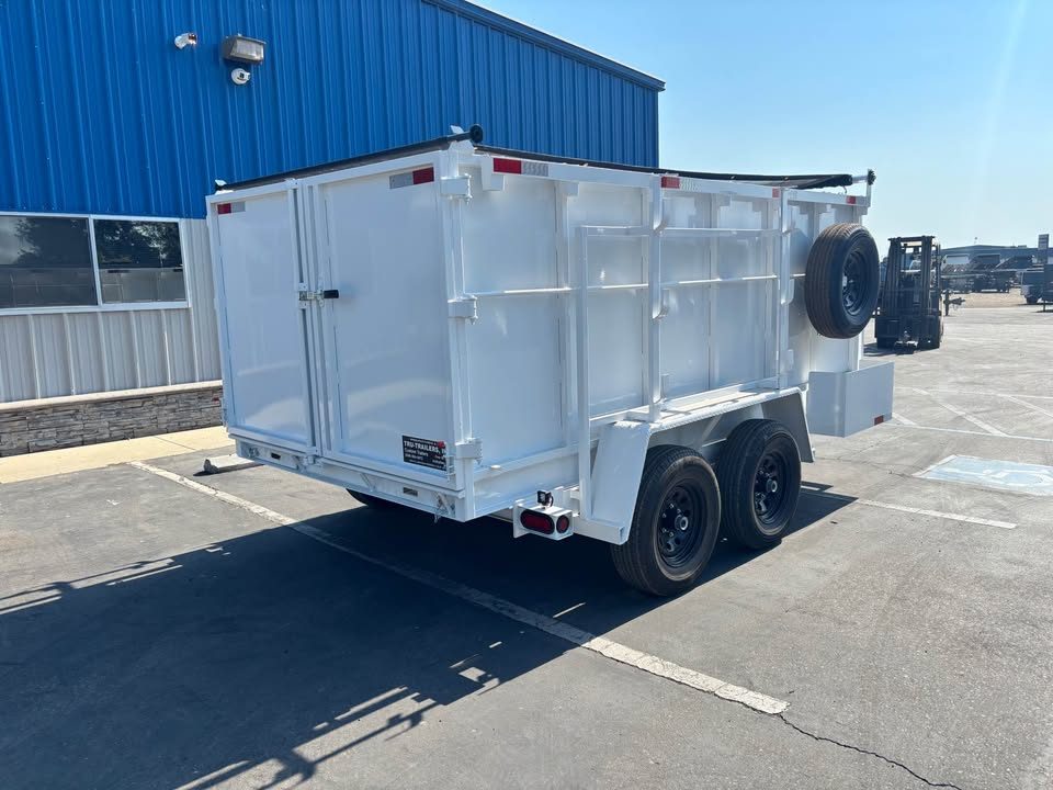 New 2026 TRU 6x12x4 CUSTOM DUMP TRAILER 9,995lbs GVWR