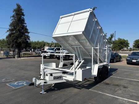 New 2026 TRU 6x12x4 CUSTOM DUMP TRAILER 9,995lbs GVWR