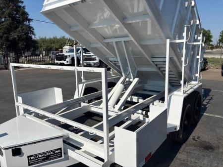 New 2026 TRU 6x12x4 CUSTOM DUMP TRAILER 9,995lbs GVWR