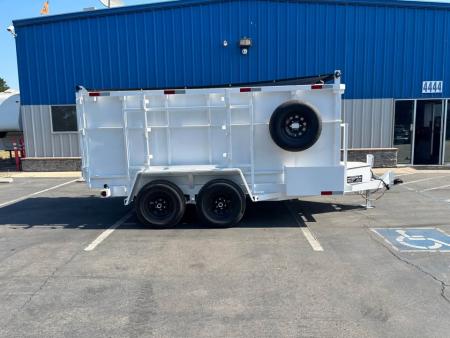 New 2026 TRU 6x12x4 CUSTOM DUMP TRAILER 9,995lbs GVWR