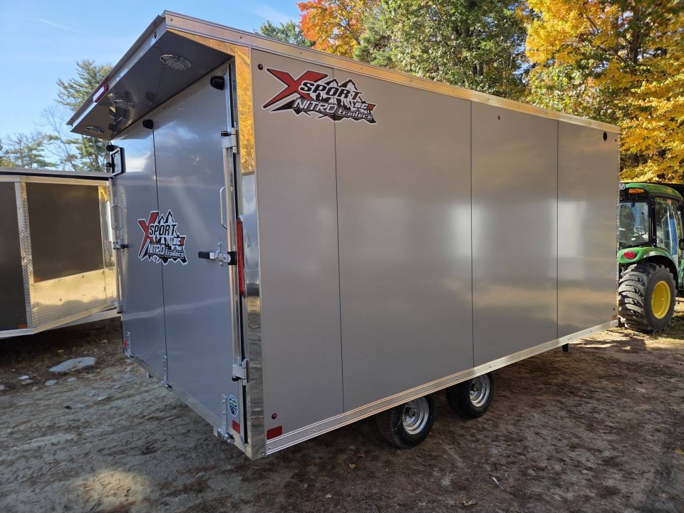 New 2027 Nitro 101x14 bcx snowmobile trailer with mats & guides Snowmobile Trailer