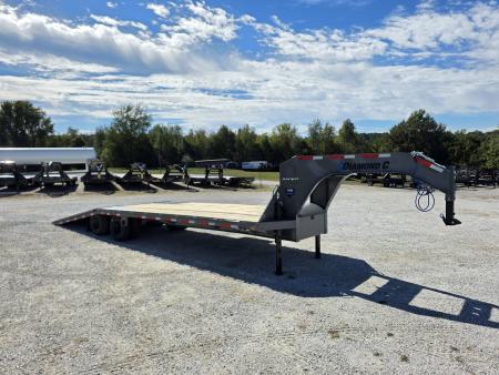 New 2027 Diamond C 102 X 32 Trailers FMAX210 TANDEM DUAL GN HYDROTAIL W/ STEEL RUNNERS/ HYDRO JACKS