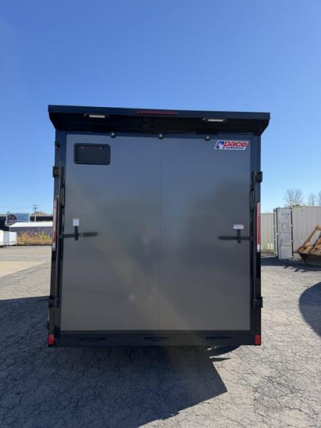 New 2027 Pace American 7X14 Motorcycle Enclosed Trailer