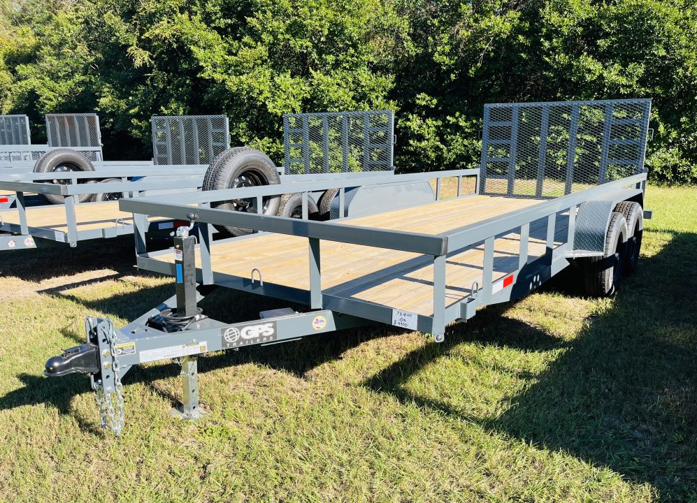 New 2027 GPS Trailers GTT71810k (7x18 10k) Utility Trailer