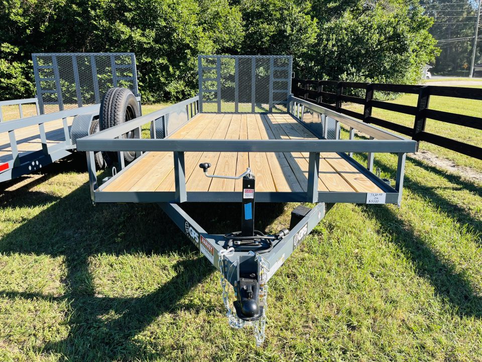 New 2027 GPS Trailers GTT72010k (7x20 10k) Utility Trailer