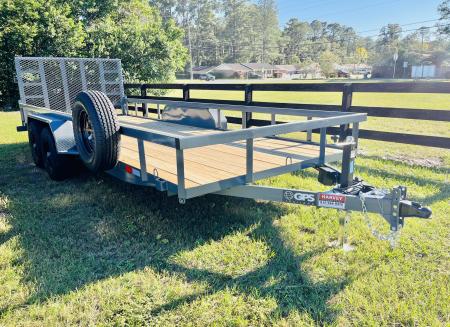 New 2027 GPS Trailers GTT72010k (7x20 10k) Utility Trailer