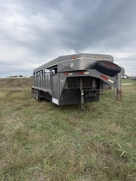Used 2015 Kodiak Trailers 6'8X20 STOCK Stock / Stock Combo Trailer