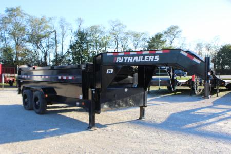 Used 2024 PJ 16' DE Gooseneck Dump Trailer